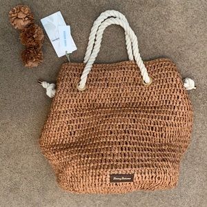Tommy Bahama beach bucket handbag - new